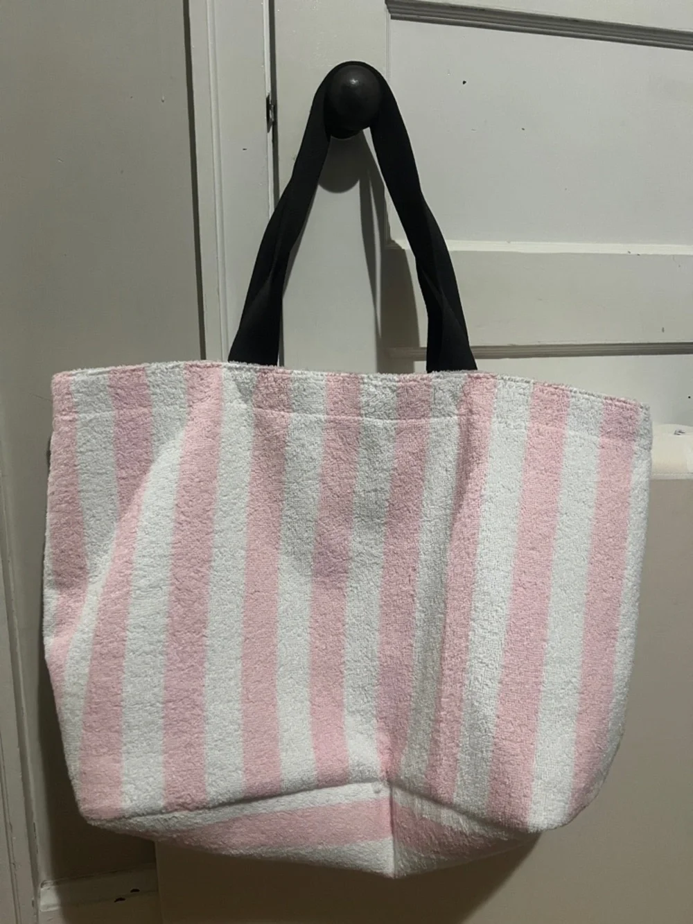 NWT Victoria’s secret terry strips tote bag - Picture 4 of 8